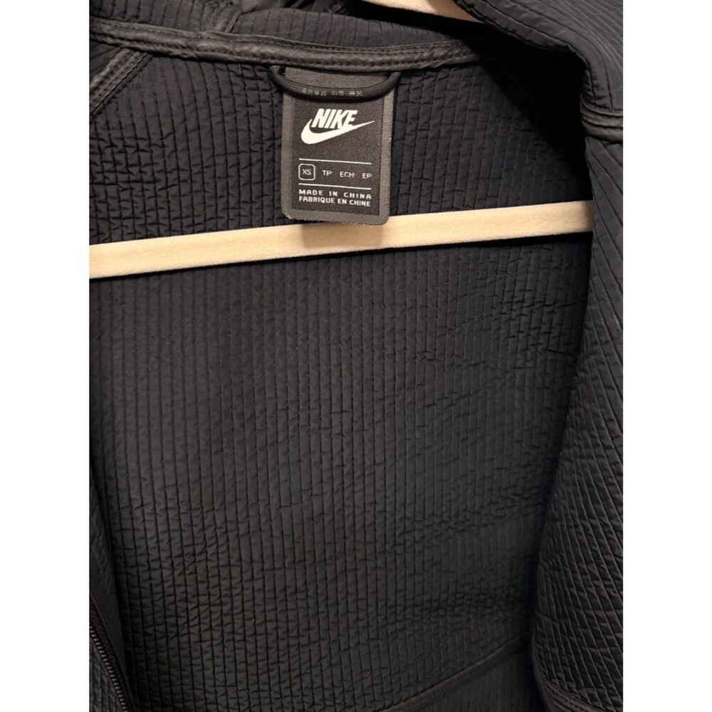 Nike Tech Pack Black Mixed Media Full Zip Hooded Jacket XS Techwear Streetwear - Picture 6 of 7